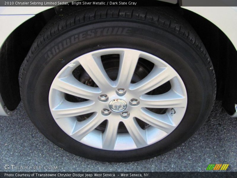 Bright Silver Metallic / Dark Slate Gray 2010 Chrysler Sebring Limited Sedan