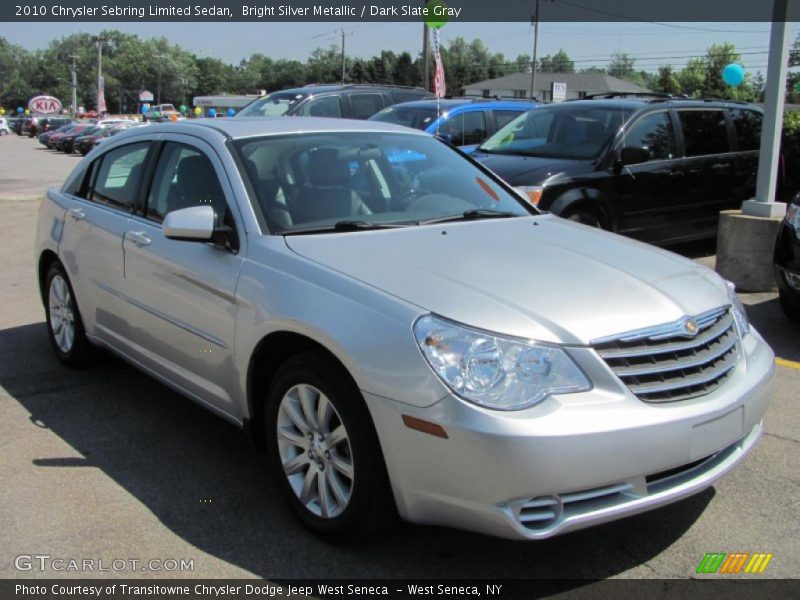 Bright Silver Metallic / Dark Slate Gray 2010 Chrysler Sebring Limited Sedan