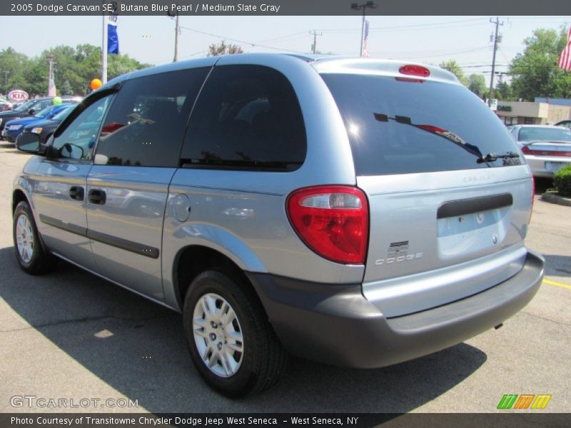 Butane Blue Pearl / Medium Slate Gray 2005 Dodge Caravan SE