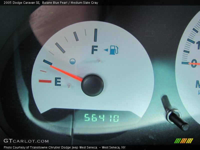 Butane Blue Pearl / Medium Slate Gray 2005 Dodge Caravan SE