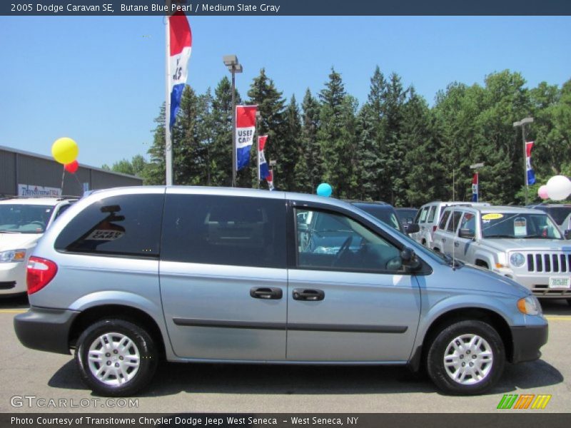 Butane Blue Pearl / Medium Slate Gray 2005 Dodge Caravan SE