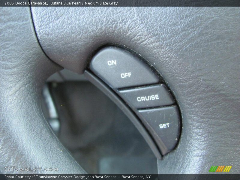 Butane Blue Pearl / Medium Slate Gray 2005 Dodge Caravan SE