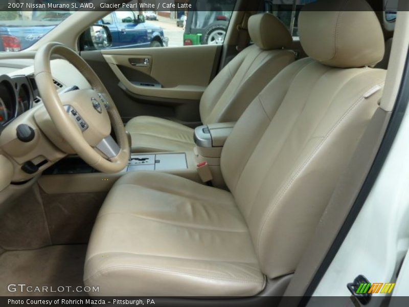 Glacier Pearl White / Cafe Latte 2007 Nissan Murano SL AWD
