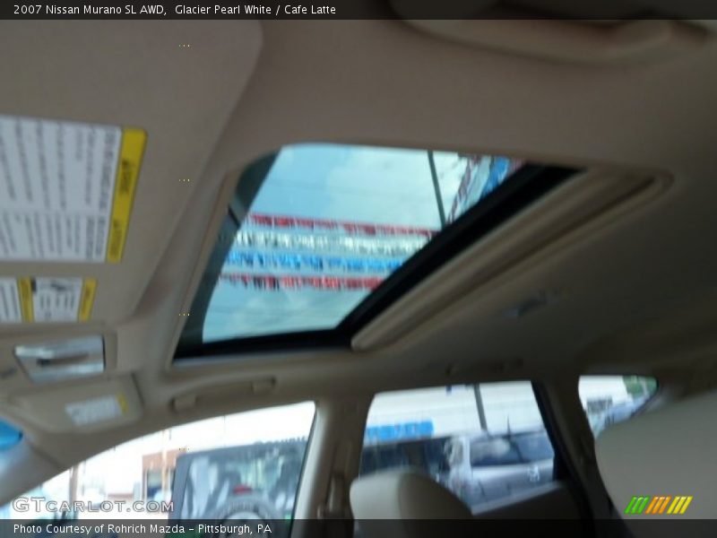 Glacier Pearl White / Cafe Latte 2007 Nissan Murano SL AWD