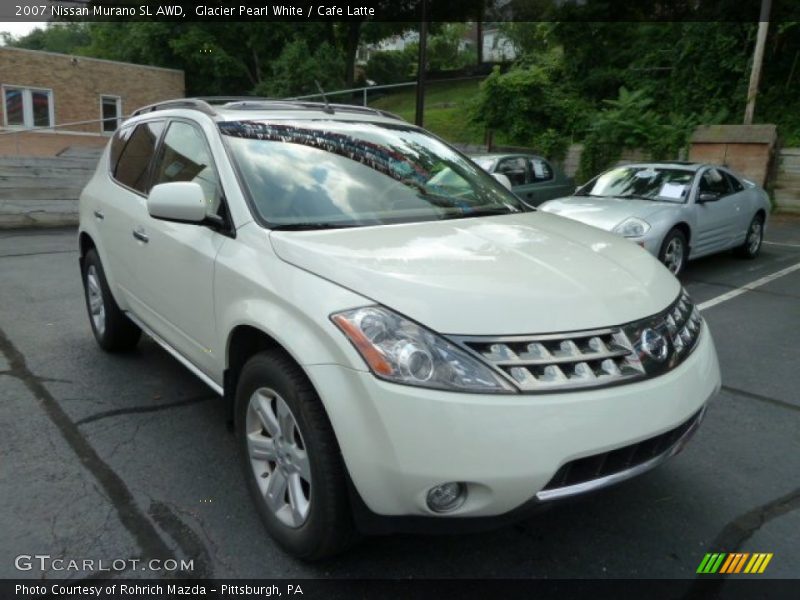 Glacier Pearl White / Cafe Latte 2007 Nissan Murano SL AWD