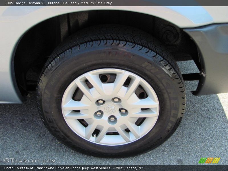 Butane Blue Pearl / Medium Slate Gray 2005 Dodge Caravan SE