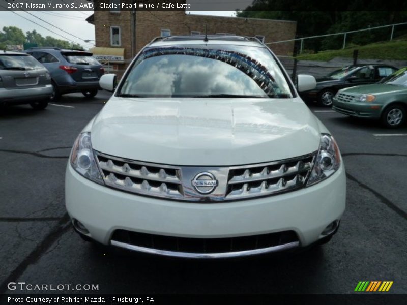 Glacier Pearl White / Cafe Latte 2007 Nissan Murano SL AWD