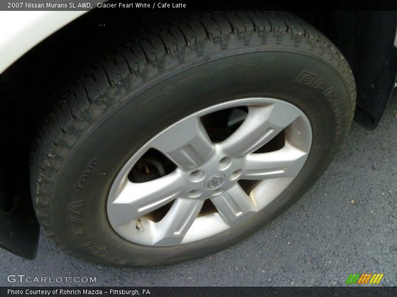 Glacier Pearl White / Cafe Latte 2007 Nissan Murano SL AWD