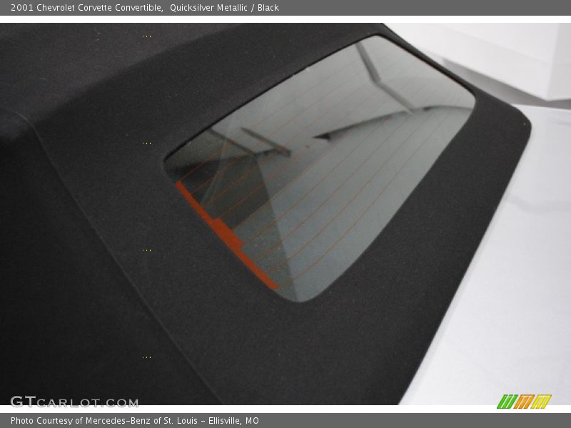 Quicksilver Metallic / Black 2001 Chevrolet Corvette Convertible