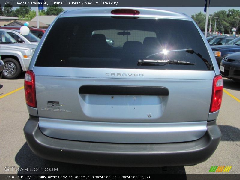 Butane Blue Pearl / Medium Slate Gray 2005 Dodge Caravan SE