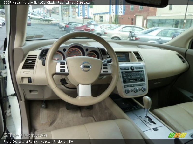 Glacier Pearl White / Cafe Latte 2007 Nissan Murano SL AWD