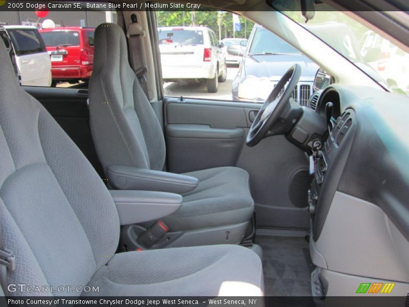 Butane Blue Pearl / Medium Slate Gray 2005 Dodge Caravan SE