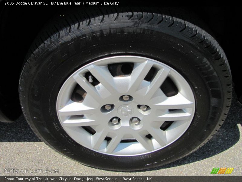 Butane Blue Pearl / Medium Slate Gray 2005 Dodge Caravan SE