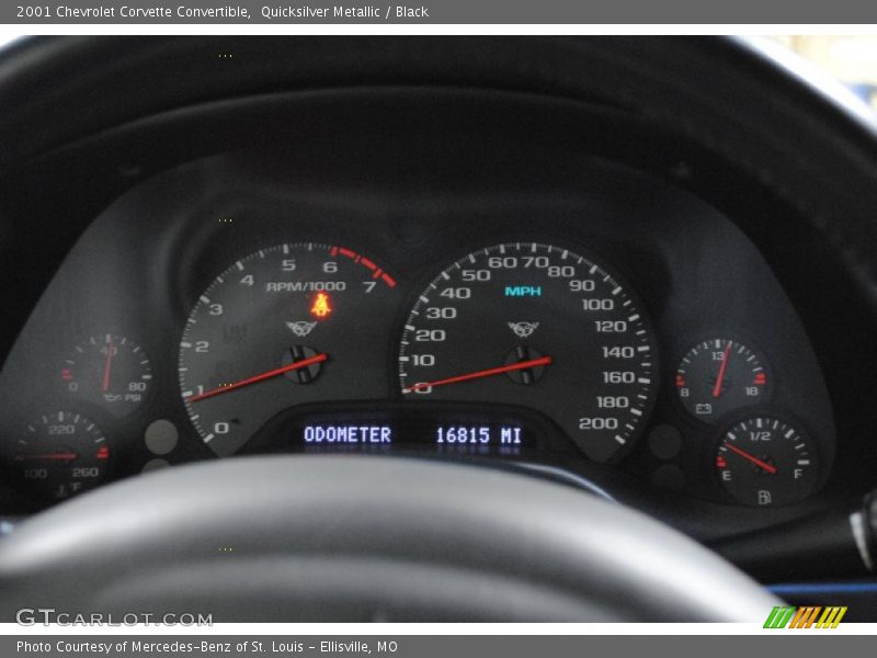  2001 Corvette Convertible Convertible Gauges