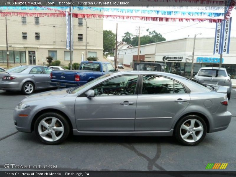 Tungsten Gray Metallic / Black 2006 Mazda MAZDA6 i Sport Hatchback