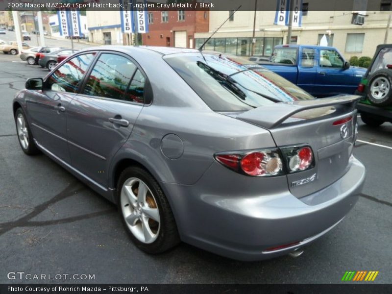 Tungsten Gray Metallic / Black 2006 Mazda MAZDA6 i Sport Hatchback