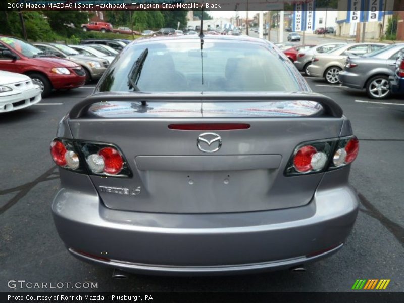 Tungsten Gray Metallic / Black 2006 Mazda MAZDA6 i Sport Hatchback