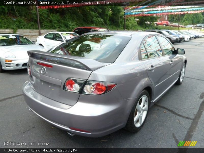 Tungsten Gray Metallic / Black 2006 Mazda MAZDA6 i Sport Hatchback