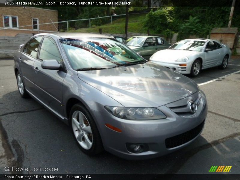 Tungsten Gray Metallic / Black 2006 Mazda MAZDA6 i Sport Hatchback