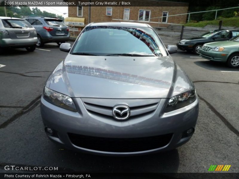 Tungsten Gray Metallic / Black 2006 Mazda MAZDA6 i Sport Hatchback