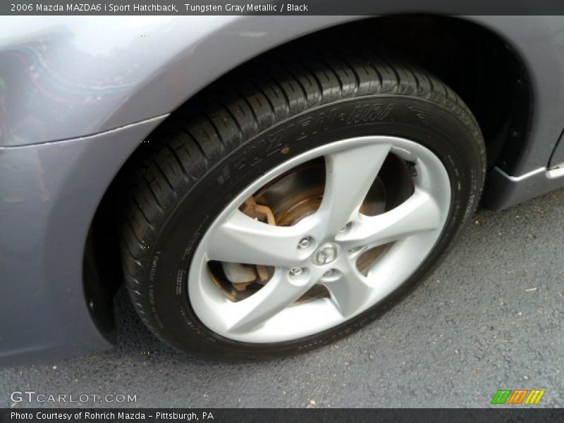 Tungsten Gray Metallic / Black 2006 Mazda MAZDA6 i Sport Hatchback
