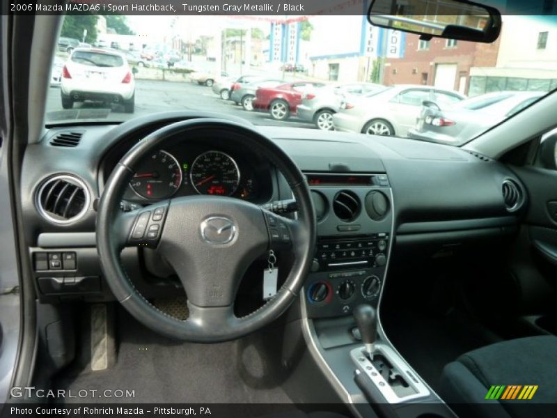 Tungsten Gray Metallic / Black 2006 Mazda MAZDA6 i Sport Hatchback