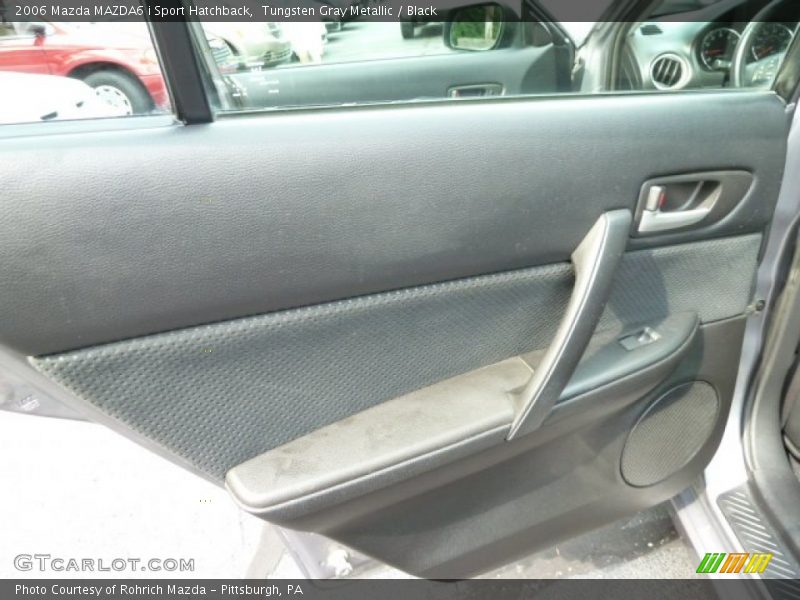 Tungsten Gray Metallic / Black 2006 Mazda MAZDA6 i Sport Hatchback