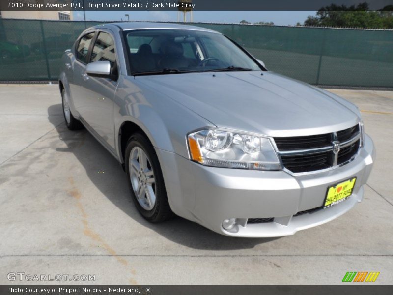 Bright Silver Metallic / Dark Slate Gray 2010 Dodge Avenger R/T