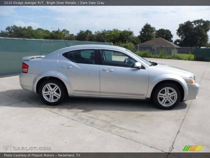Bright Silver Metallic / Dark Slate Gray 2010 Dodge Avenger R/T