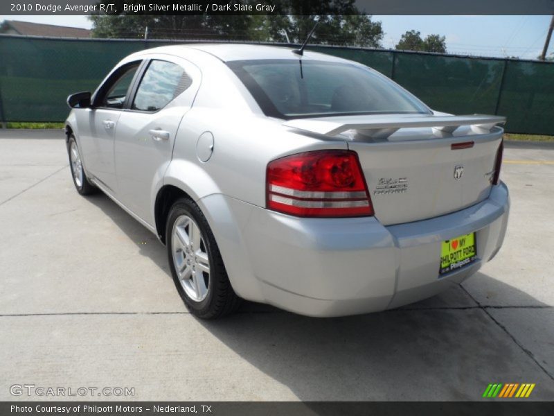 Bright Silver Metallic / Dark Slate Gray 2010 Dodge Avenger R/T