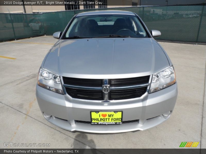 Bright Silver Metallic / Dark Slate Gray 2010 Dodge Avenger R/T