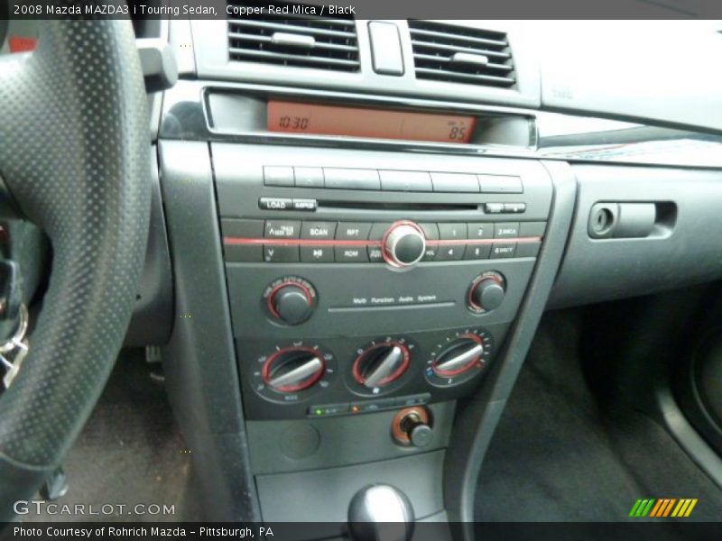 Copper Red Mica / Black 2008 Mazda MAZDA3 i Touring Sedan