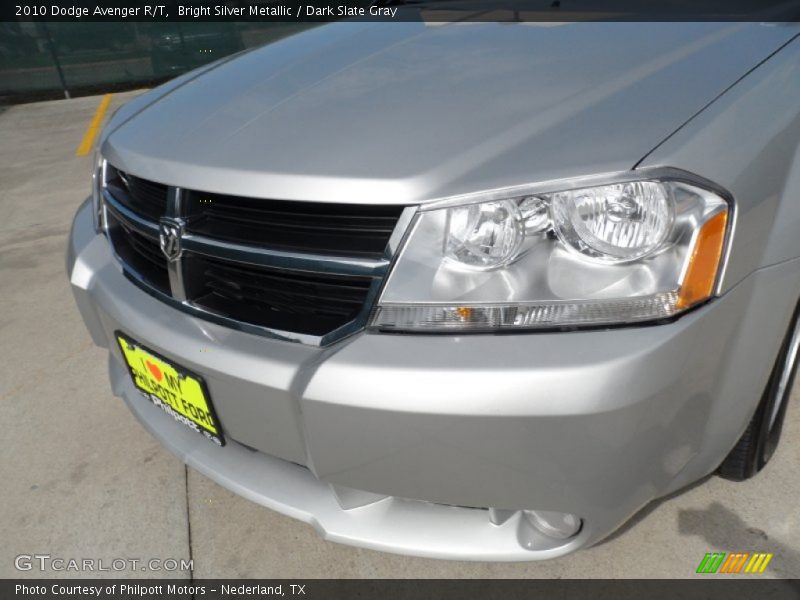 Bright Silver Metallic / Dark Slate Gray 2010 Dodge Avenger R/T