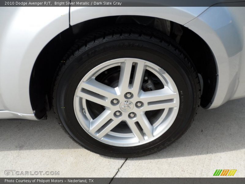Bright Silver Metallic / Dark Slate Gray 2010 Dodge Avenger R/T