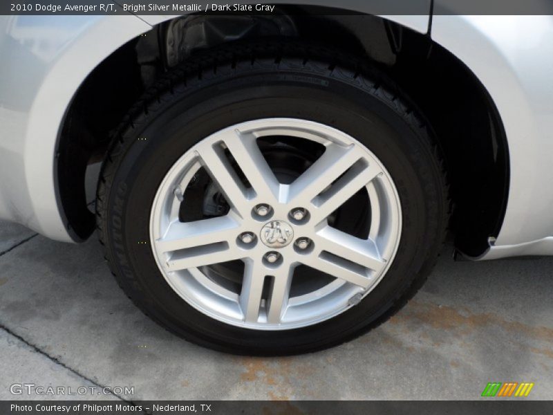 Bright Silver Metallic / Dark Slate Gray 2010 Dodge Avenger R/T