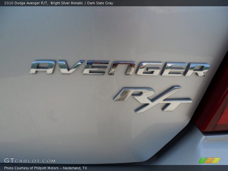 Bright Silver Metallic / Dark Slate Gray 2010 Dodge Avenger R/T