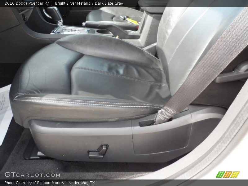 Bright Silver Metallic / Dark Slate Gray 2010 Dodge Avenger R/T