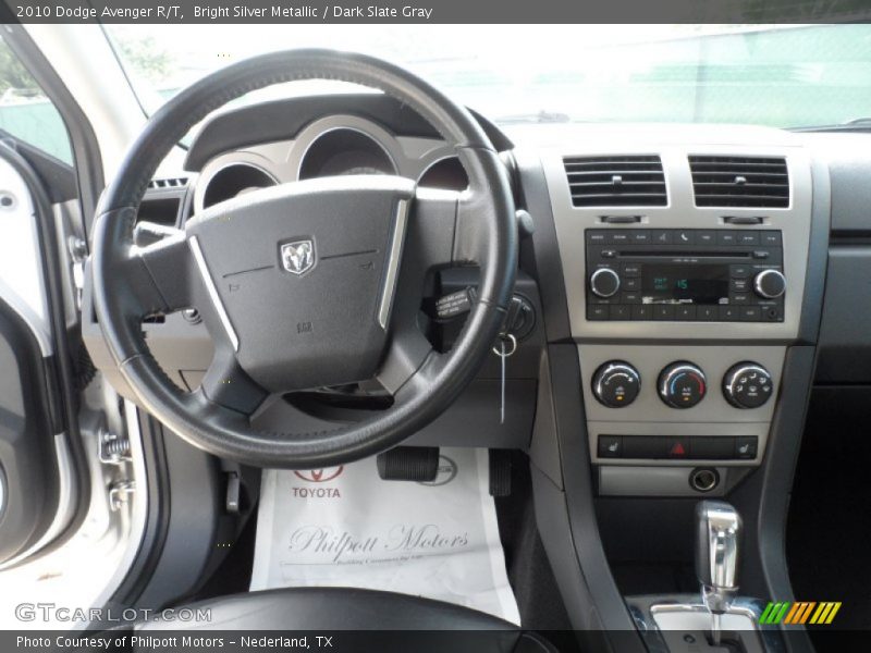 Bright Silver Metallic / Dark Slate Gray 2010 Dodge Avenger R/T
