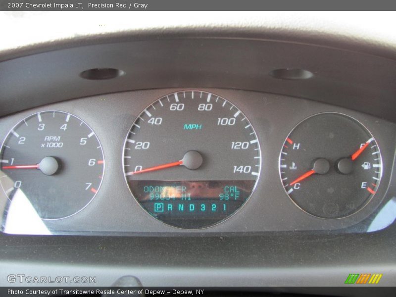 Precision Red / Gray 2007 Chevrolet Impala LT