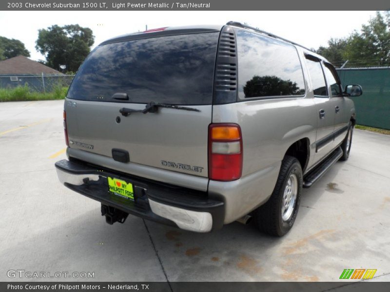 Light Pewter Metallic / Tan/Neutral 2003 Chevrolet Suburban 1500 LT