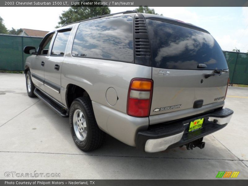 Light Pewter Metallic / Tan/Neutral 2003 Chevrolet Suburban 1500 LT