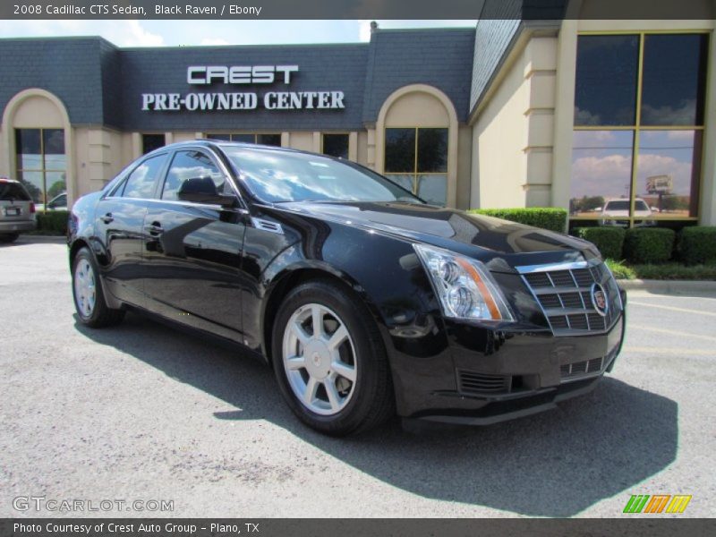 Black Raven / Ebony 2008 Cadillac CTS Sedan