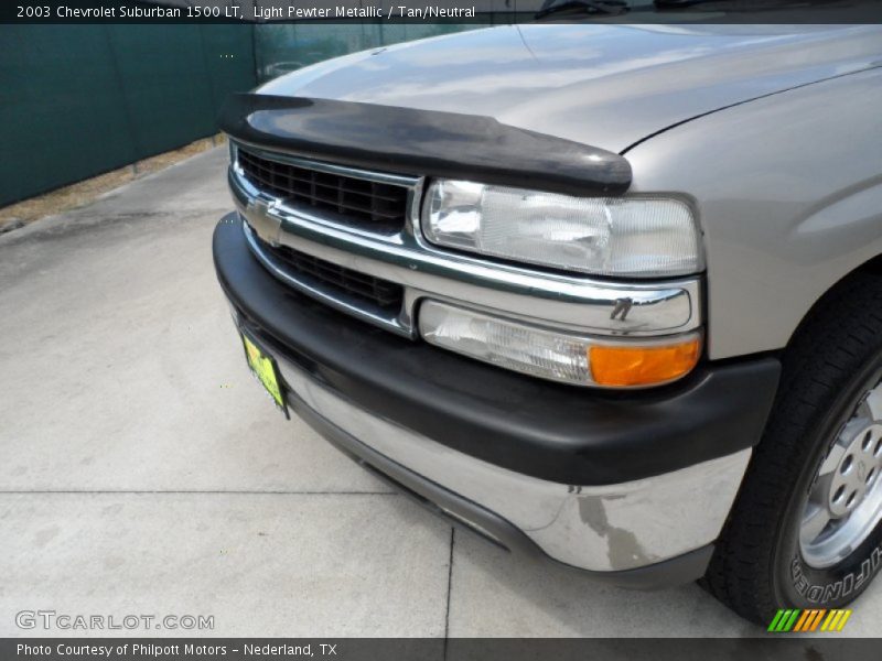 Light Pewter Metallic / Tan/Neutral 2003 Chevrolet Suburban 1500 LT