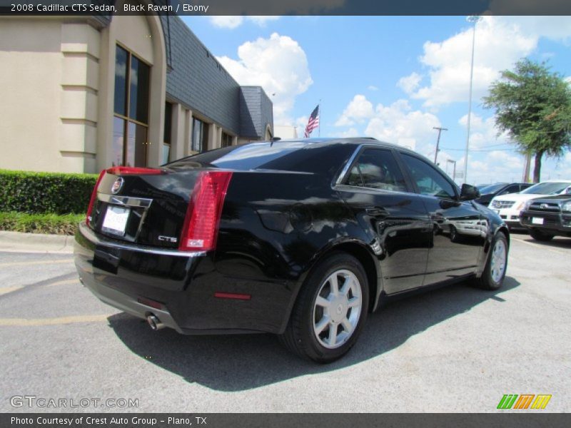 Black Raven / Ebony 2008 Cadillac CTS Sedan