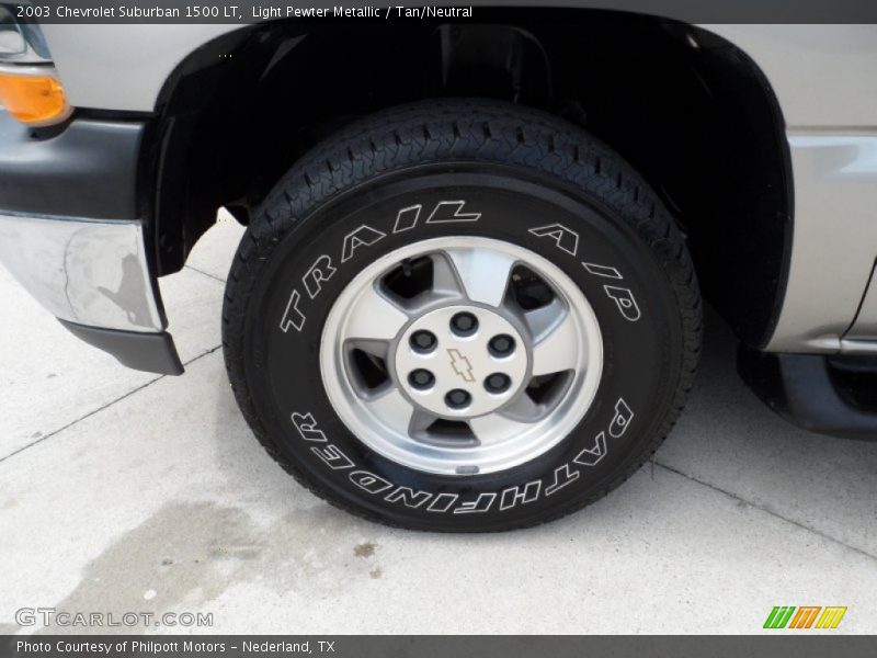 Light Pewter Metallic / Tan/Neutral 2003 Chevrolet Suburban 1500 LT