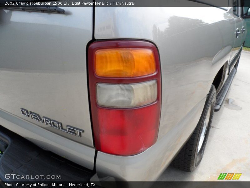 Light Pewter Metallic / Tan/Neutral 2003 Chevrolet Suburban 1500 LT