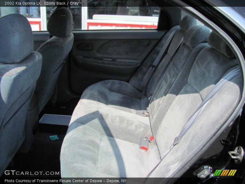 Ebony Black / Gray 2002 Kia Optima LX