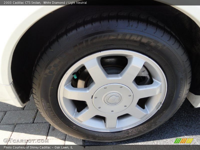 White Diamond / Light Neutral 2003 Cadillac CTS Sedan