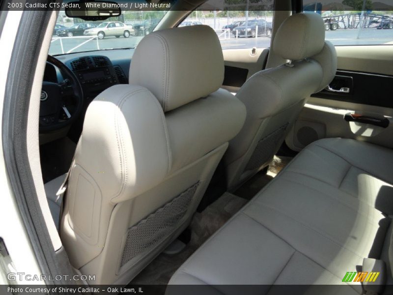 White Diamond / Light Neutral 2003 Cadillac CTS Sedan