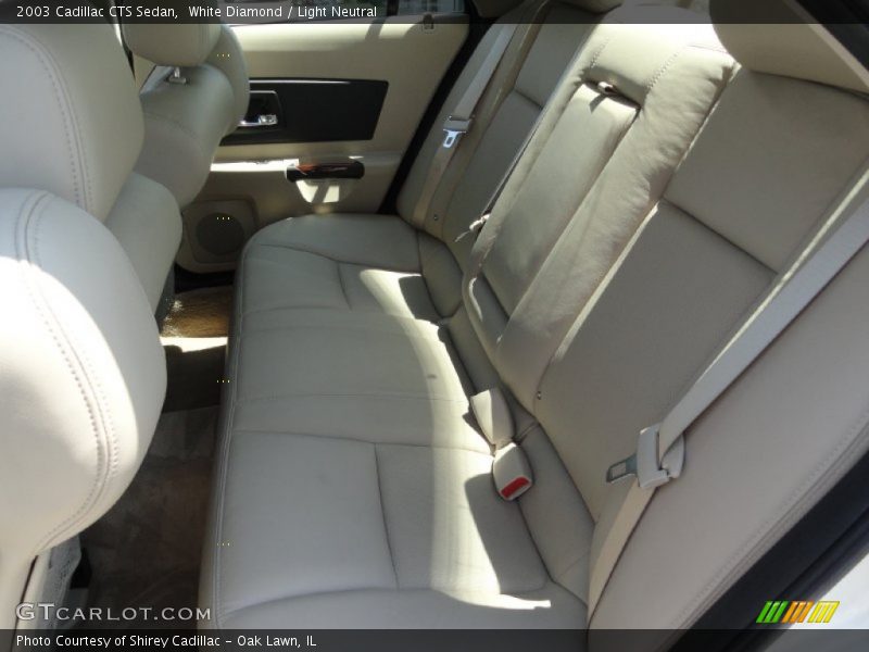 White Diamond / Light Neutral 2003 Cadillac CTS Sedan